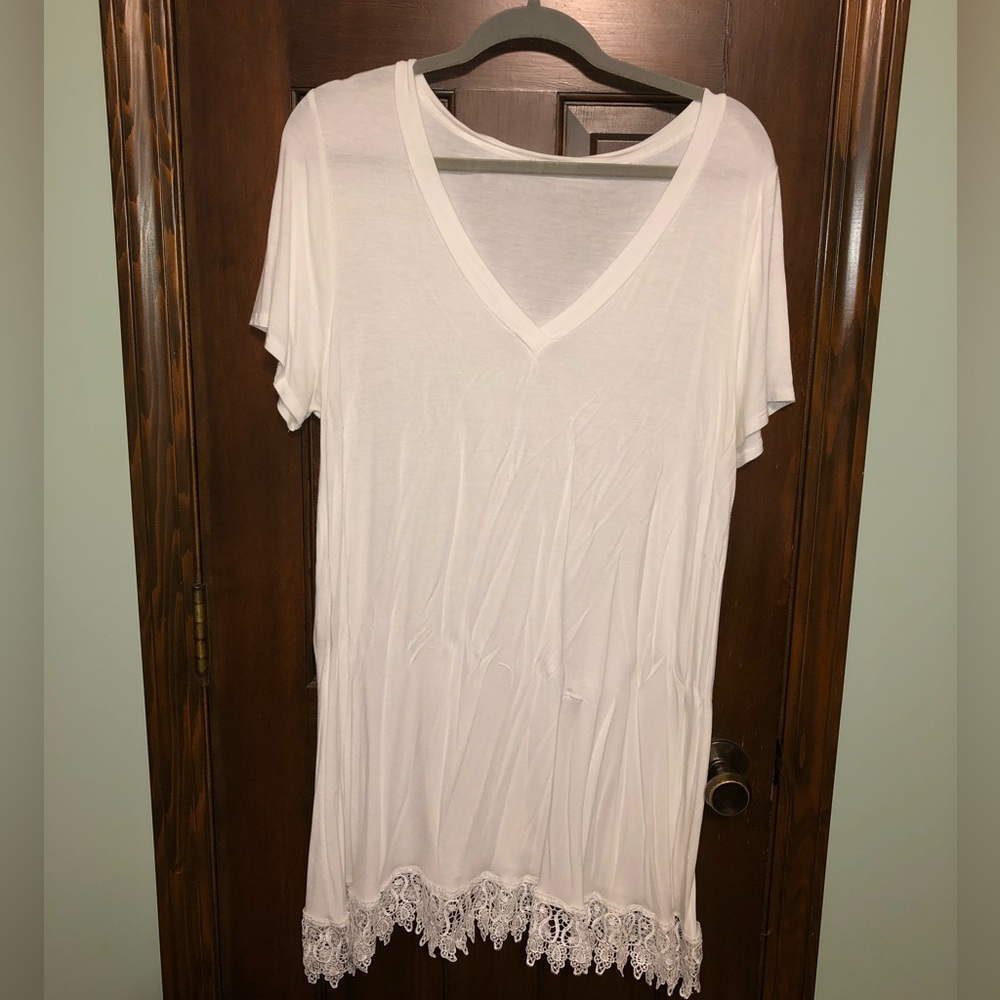 White Lace Tunic